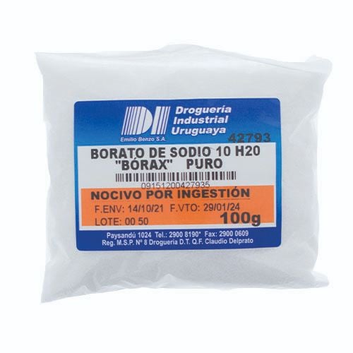 Borato De Sodio 10 H2o Diu 100 G