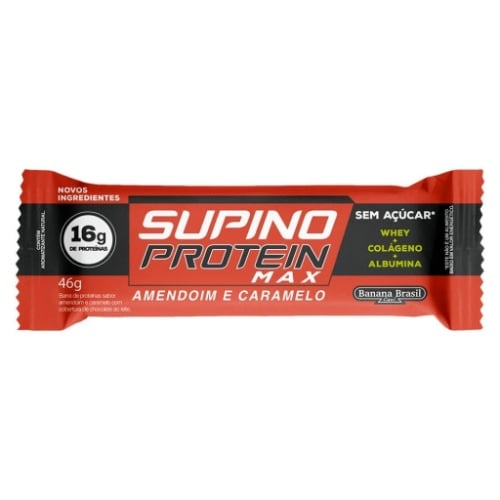 Barra Proteica Supino Protein Almendras Y Caramelo 46 G