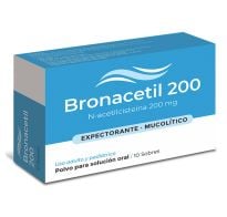 Bronacetil 200 Mg 10 Sobres