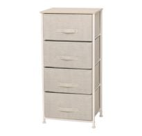 Mueble 4 Cestos Tela Yacero Beige