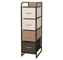 Mueble 4 Cestos Tela Estructura Acero