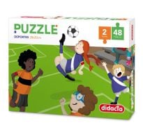 Puzzles De Deportes 48 Piezas 2 Unidades