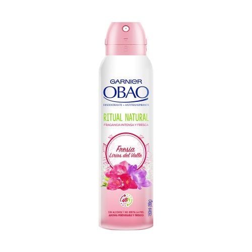 Desodorante En Aerosol Obao Ritual Natural Fresia Femenino 150 Ml