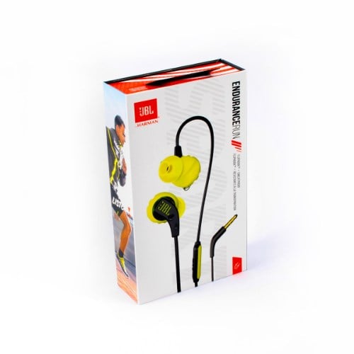 Auriculares Jbl In-ear Run Black Amarillo