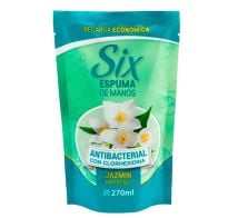 Repuesto De Jabón En Espuma De Manos Six Jazmín 270 Ml