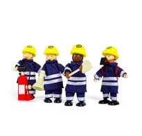 Juego Bigjigs Set De Bomberos 