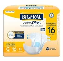 Pañales Para Adultos Bigfral Dermaplus T G 16 Unidades