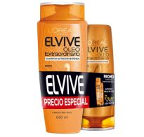 Shampoo Elvive óleo Extraordinario 680 Ml + Acondicionador 400 Ml