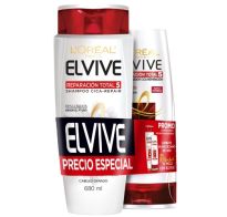 Shampoo Elvive Reparación Total 5 680 Ml + Acondicionador 400 Ml