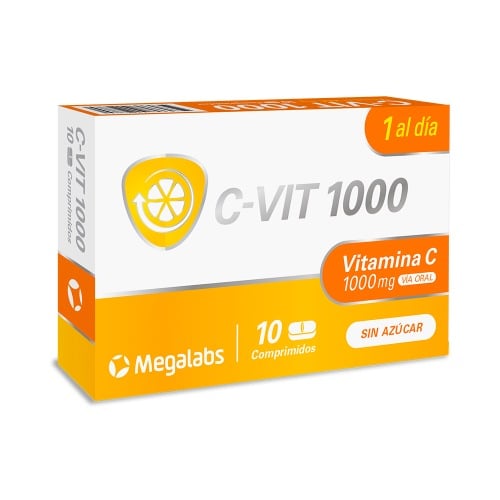 C Vit 1000 Mg 10 Comprimidos