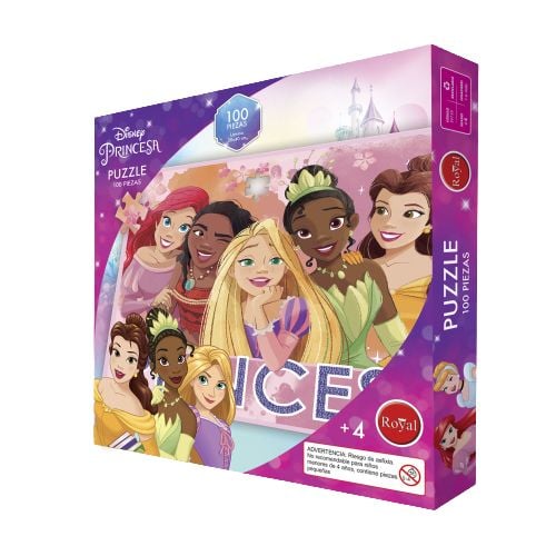 Juego Royal Puzzle 100 Piezas Princesas