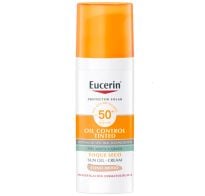 Protector Solar Eucerin Toque Seco Tono Medio Fps50+ 50 Ml