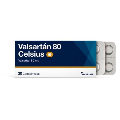 Valsartan Celsius 80 Mg 30 Comprimidos