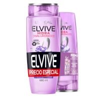 Pack Shampoo Elvive Hidra Rellenador Con ácido Hialurónico 680 Ml + Acondicionador 370 Ml