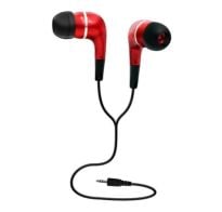 Auriculares Con Cable 525 Argom Rojo