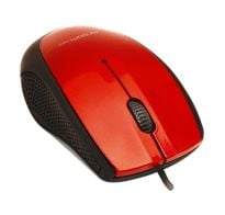 Mouse Con Cable Usb 3d Rojo