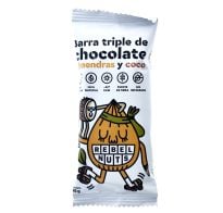 Barrita Rebel Nuts Triple Chocolate Y Almendras 40 G