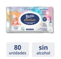 Toallitas Húmedas Wetclean Bebé Premium 80 Unidades