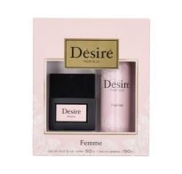 PERFUME DESIRE FEMME EDT 50ML + DESODORANTE 1EDT 50ML