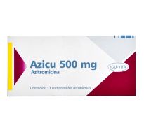 AZITROMICINA ICU VITA 500 MG 3 CAPSULA