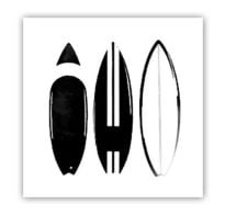 Cuadro Tablas Surf 30x30 Cm