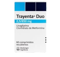 Trayenta Duo 2.5 /850 Mg 60 Comprimidos