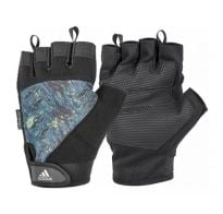 Guantes De Entrenamiento Adidas Dama azul Un Par Talle Xl