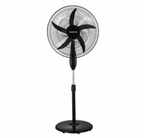 Ventilador De Pie Punktal Pk-5012vt 5 Aspas 40cm Negro