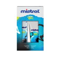 Pack Mistral Ocean Vibes Desodorante En Aerosol 150 Ml + Gel De Ducha 100 Ml