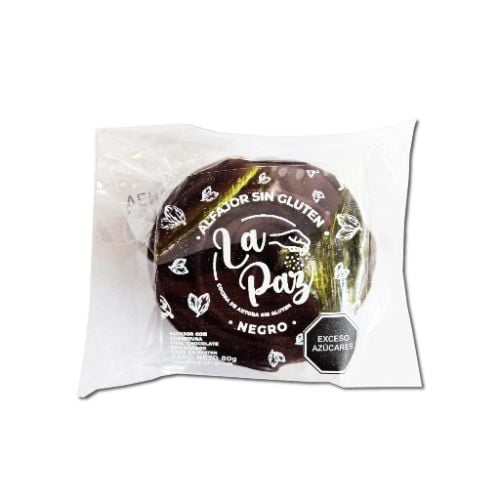 Alfajor La Paz Sin Gluten Chocolate Negro 80 G