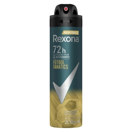 ANTITRANSPIRANTE REXONA MEN AEROSOL FANÁTICOS 90G