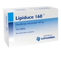 Lipiduce 160 Mg 30 Comprimidos