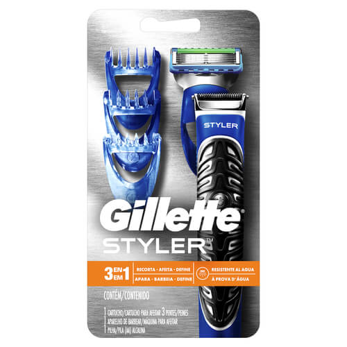 MÁQUINA PARA AFEITAR GILLETTE STYLER 3EN1