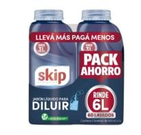 Jabón Líquido Para Ropa Skip Diluible 500 Ml 2 Unidades