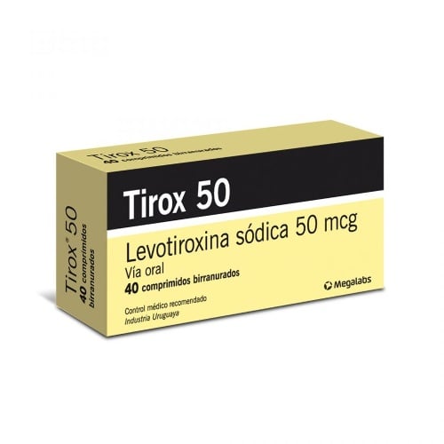 TIROX 50 MCG 40 COMPRIMIDOS