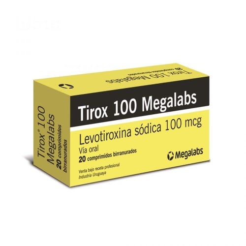 TIROX 100 MCG 20 COMPRIMIDOS