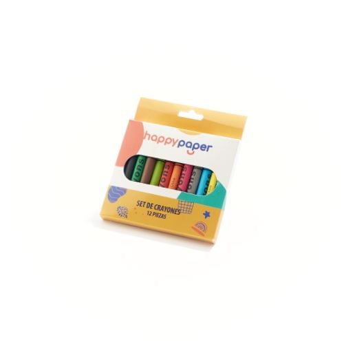 Crayones Happy Paper 12 Unidades