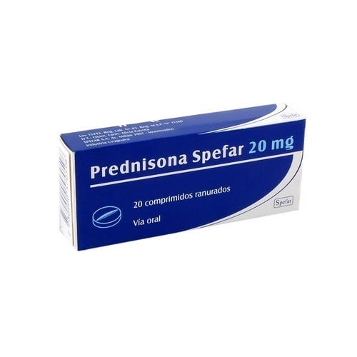 Prednisona Spefar 20 Mg 20 Comprimidos