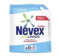 JABÓN LÍQUIDO PARA ROPA NEVEX REPUESTO 3L