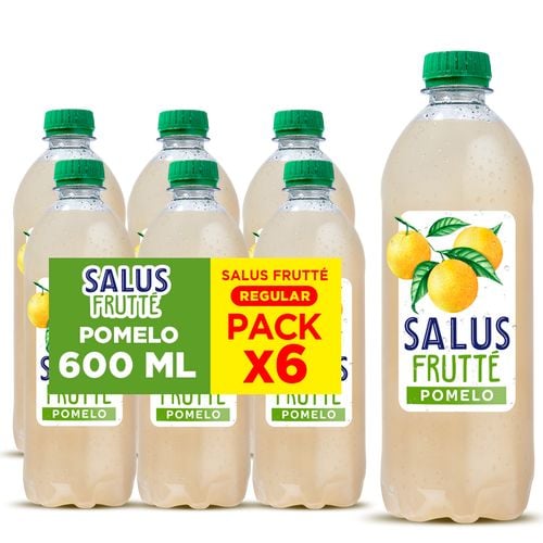 Funda Agua Salus Frutte Pomelo Unidades 600 Cc 6 Unidades