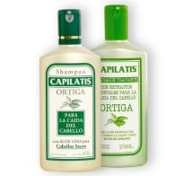 Shampoo Capilatis Ortiga Cabello Seco 410 Ml + Acondicionador 410 Ml