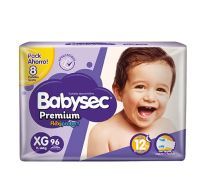 PAÑALES BABYSEC PREMIUM XG 96 UNIDADES