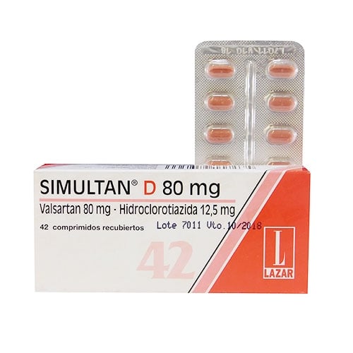 Simultan D 80 Mg 42 Comprimidos