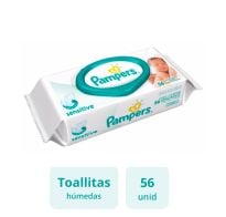 TOALLITAS HUMEDAS PAMPERS SENSITIVE X56