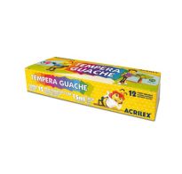 Témpera Acrilex 2012 12 Colores 15 Ml