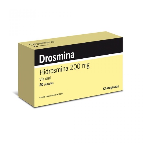 DROSMINA 200 MG 20 CÁPSULAS