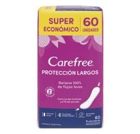 Protectores Diarios Carefree Long 60 Unidades