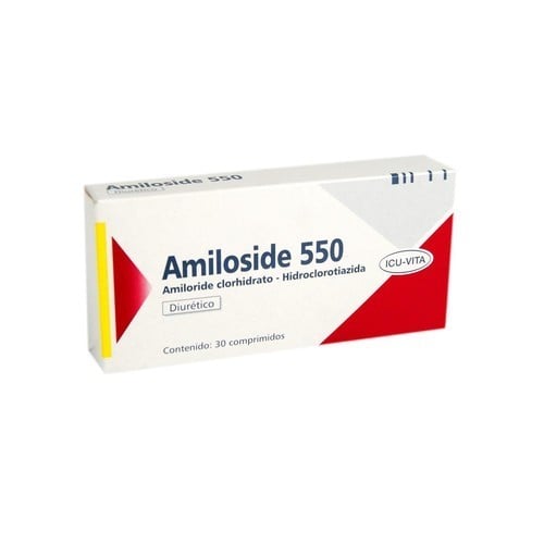 Amiloside 550 Mg 30 Comprimidos