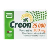 Creon 25000 300 Mg 50 Cápsulas