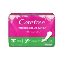 Protectores Diarios Carefree Tanga 20 Unidades